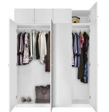 Contains a sleek white varnish. Alta Free Standing Wardrobe Package Tall Contempo Space