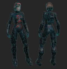 Lilian Aberiu Alex Warrior Woman 3d Model Character Low Poly Art
