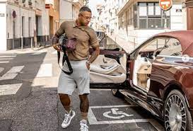 Football player at olympique lyon. R8k Shades R1 4k Socks R28k Sneakers Depay Oozes In High Fashion
