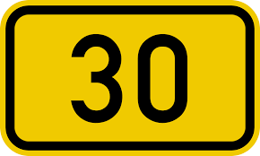 Datei Bundesstrasse 30 Number Svg Wikipedia