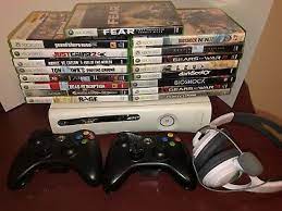 Microsoft Xbox 360 Pro System Bundle 60gb White Console For Sale Online Ebay Xbox 360 Pro Xbox 360 Console Console