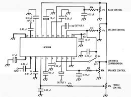 Tone Control Using Lm324 Circuit Circuit Diagram Images In 2020 Circuit Diagram Audio Amplifier Circuit