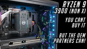 Amd ryzen 9 3900x cpu. Ryzen 9 3900 Non X The Cpu That Diy System Builders Can T Buy Youtube