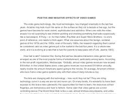 If you know someone who is struggling with video game addiction, encourage them to join a group like computer gaming. Essay About Video Games Effect On Children How Do Video Games Encourage Aggressive Behavior