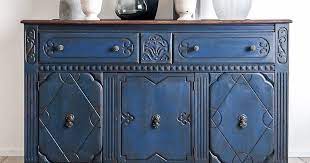 For some reason, i've had the blue itch. Blue Painted Buffet Makeover Thirty Eighth Street