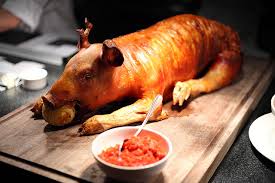 Roasting a whole lamb on a spit is a lengthy process, so plan to spend at least four to five hours at it, depending on the size of the lamb. Cooking Suckling Pig Wickedfood
