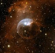 Gigantic Star Carves A Vast Colorful Bubble Into Space Astronomy Space Pictures Nebula