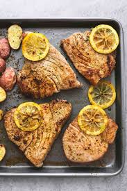 Bold And Flavorful Sheet Pan Tuna Steaks With Tender Seasoned Baby Potatoes Made Easy On One Sheet Pan Fresh Tuna Recipes Tuna Steak Recipes How To Cook Tuna