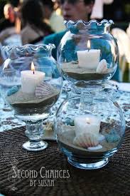 Second Chances By Susan Wedding 2 A Beach Theme Beach Wedding Centerpieces Beach Theme Wedding Wedding Centerpieces