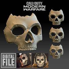 Ghost Operator Mace Mask Call of Duty Modern Warfare - Etsy