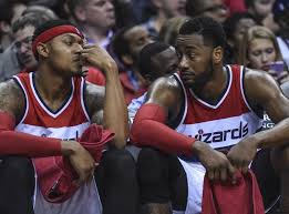 Several other wizards were spotted throughout the first two games of the series. It S Bickering Not Beef But John Wall And Bradley Beal Still Need To Figure It Out John Wall Bradley Beal I Love Basketball