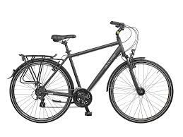 Die oberfläche ist schwarz pulverbeschichtet. Bocas Trk 400 Trekkingrad 2020