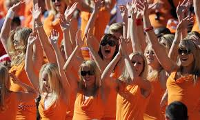 Sometimes used to refer to the orange free state . Niederlande Fans Oranje Boven Der Spiegel