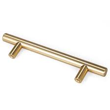 Use in your kitchen, bath, office or any cabinet or drawer in your home! Buy Brushed Brass Cabinet Round Bar Handle Cabinet Hardware Handle Pull Cabinet Drawer T Bar Cabinet At Affordable Prices Free Shipping Real Reviews With Photos Joom