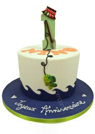 Next to hop on pop, of course! Fishing Theme Birthday Cake The French Cake Company