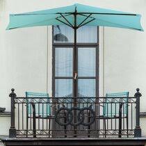 This outdoor patio umbrella with cantilever and crank will add the perfect shaded space to your patio or yard. Aqua Patio Umbrella Wayfair