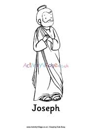Show your kids a fun way to learn the abcs with alphabet printables they can color. Nativity Colouring Page Joseph