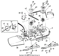 It features 38 twin blades cutting deck. Mtd 132 666f190 Lt 12 1992 Parts Diagram For 38 Inch Mower Deck