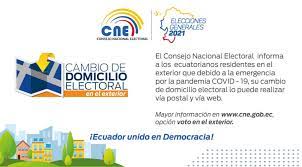 Lista de partidos políticos vigentes del ecuador. Cambio De Domicilio Electoral Elecciones Generales 2021 Brasil