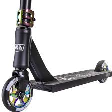 Neben paypal, kreditkarte und vorkasse, ist bei uns natürlich auch der praktische kauf auf rechnung möglich. Nkd Sports Rally V4 Complete Stunt Scooter Black Oil Slick Rampworx Shop