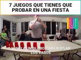 Juegos Con Vasos Para Una Fiesta Youtube