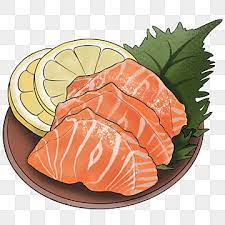 Delicious Fresh Salmon Slices Delicious Fresh Seafood Png Transparent Clipart Image And Psd File For Free Download Salmon Sashimi Salmon Sushi Food Doodles