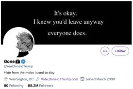 Donald trump has been permanently banned from twitter. Jack Saint On Twitter Donald Trump Locked Account With Sad Anime Crying Avatar