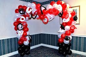 Black And White Wedding Arch Decorations Wedding Decorations Red White And Black Wedding Arch Diy Wedding Arch Wedding Arch Balloon Arch