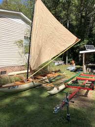 3 x 6 man outrigger canoes 2 mirage oc6 canoes approximately 10 years old. Ulua Outrigger Sailing Canoe For Sale From United States
