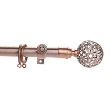 Shop wayfair for the best brushed gold curtain rod. High Quality 28mm Dia 0 6mm Thick Single Curtain Rod With Iron Art Finial By Plating Antique Copper Buy Curtain Rod Antique Copper 28mm Iron Art Curtain Finials Iron Finial By Plating Product On Alibaba Com