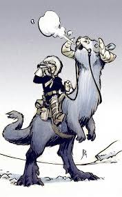Luke Skywalker And The Tauntaun Star Wars Fan Art Star Wars Comics Star Wars Fans