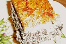 Bienenstich Mit Mohn Sahne Fullung Von Brisane Chefkoch Rezepte Osterreich Essen Rezeptideen