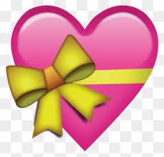 Reminder ribbon emoji can mean she was wearing a reminder ribbon. or this ribbon is a symbol for all of us that fight for proper breast cancer treatment for. Heart With Ribbon Heart Emoji Whatsapp Png Free Transparent Png Clipart Images Download