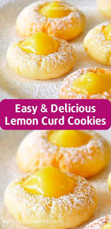 Easy Lemon Curd Cookies Recipe Maria S Kitchen Easy Lemon Curd Lemon Curd Cookies Recipe Recipes Using Lemon Curd