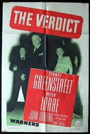 The film verdict tackles one of the most important issues of domestic violence. The Verdict Movie Poster 1947 Warner Brothers Film Noir Us One Sheet Moviemem Original Movie Posters