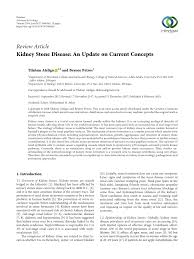 Pdf Kidney Stone Disease An Update On Current Concepts