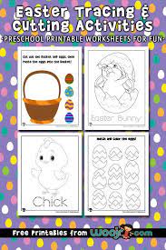 Each sheet includes a space to draw and color, as well as writing prompts for students to fill in with their specific information. Easter Tracing Worksheets And Printable Activities For Kids Woo Jr Kids Activities