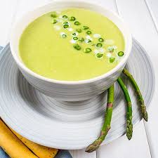 Low Carb Spargelcremesuppe Mit Grunem Spargel Gesundes Einfaches Rezept Spargelcremesuppe Spargel Gesund Rezepte