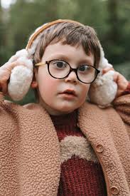 Children's Chestnut Teddy Bear Ear Muffs