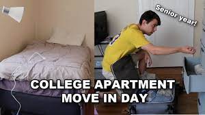College Move In Day 2021 at Loyola Chicago | Senior year apartment! -  YouTube