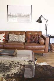Machine woven 100% polypropylene traditional made in turkey. 5 Ways To Style A Camel Leather Sofa Jaymee Srp