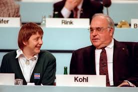 Als deutschland 1990 wiedervereinigt wurde, trat angela merkel in die partei cdu ein. Angela Merkel S Journey From Madchen To Mutti Politico