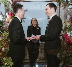 I'm so glad they've found each other. The Big Bang Theory Actor Jim Parsons Just Got Married To His Boyfriend Of 14 Years Waytoocute Communities Wedding Blog