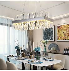 Shop for the best rectangular crystal chandeliers at lumens.com. Luxury Rectangle Crystal Chandelier Lighting Lamps For Diningroom Kitchen Island Hanging Modern Chrome Led Chandeliers From Yzjl 753 47 Dhgate Com