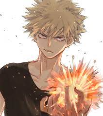 I was experimenting with some effects and things, so hopefully it doesn't look to bad?? Boku No Hero Academia Katsuki Bakugou Hero Academia Characters My Hero Hero