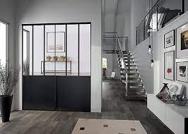 Porte coulissante atelier 120 cm. Porte De Placard Coulissante Noire Form Valla Atelier 90 8 X 247 5 Cm Castorama