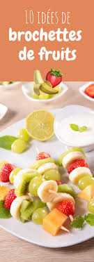 10 Idees De Brochettes De Fruits Brochette Fruits Dessert Fruit Facile Assiette Gourmande Dessert