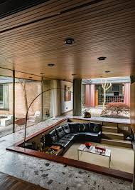 Sunken living room and circular fireplace at john frank house by bruce goff, 1955. 32 Admirable Mid Century Modern House Design Ideas Mid Century Modern House Mid Century House Modern House Design