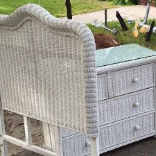 Metal bed frame twin size with headboard and stable metal slats. Find More White Wicker Twin Bed For Sale At Up To 90 Off
