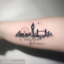 London skyline tattoo on the inner forearm. Michelemercuri Explore Tumblr Posts And Blogs Tumgir